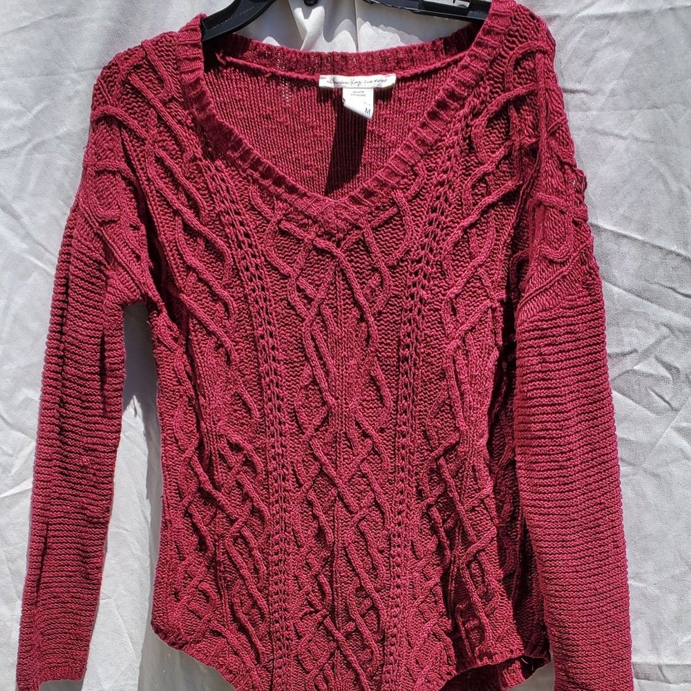 American Rag Red Knit Sweater